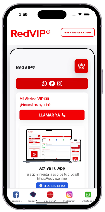 🔹 RedVIP®  Vitrina Premium App